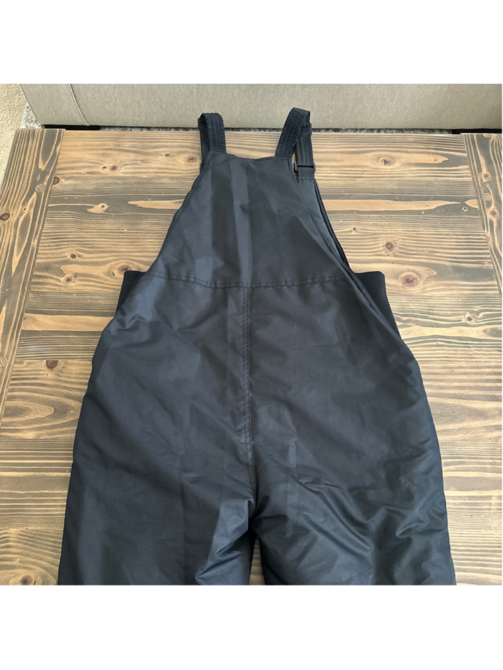 Girls AQ Arctic Quest Snow Bib Overalls Size 16 Black Ski Snow Pants Bibs - Picture 4 of 6